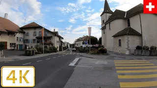 Collonge-Bellerive in Geneva, Switzerland | Summer 2021【4K】Canton de Genève, Suisse