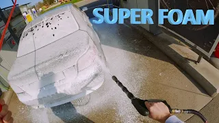 [4K] POV Car Wash - Super Foam - BMW E60 530i