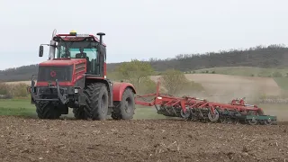 Magágykészítés a festői tolnai dombokon: Kirovets K-424 + Vogel'N'Noot SAPAK Profi 600