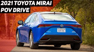 2021 Toyota Mirai Fuel Cell Vehicle POV Drive -- Winding Road, Binaural Audio