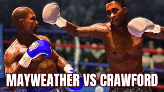 Floyd Mayweather vs Terence Crawford - All Time Welterweight Tournament Semi-Final | AI Simulation