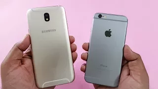 Samsung J7 Pro vs iPhone 6 Speed Test Comparison | Real Test!