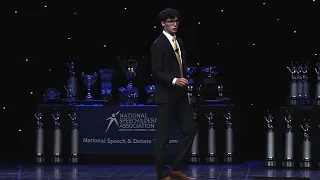 Peter Alisky - 2022 NSDA National Champion US Extemp Final Round Speech