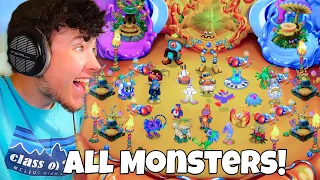 FIRE OASIS COMPLETE PLAYTHROUGH MY SINGING MONSTERS!