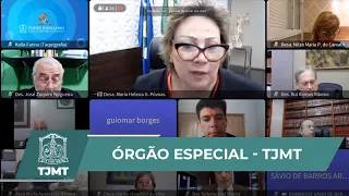 Órgão Especial do TJMT realiza 1ª sessão extraordinária judicial de 2021