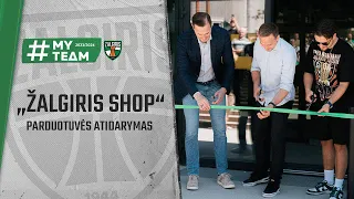 Dariaus ir Girėno stadione duris atvėrė nauja „Žalgiris Shop“ parduotuvė