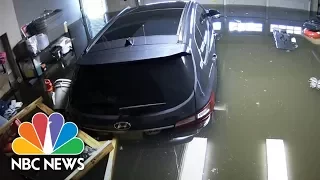 Time-Lapse Video Of Hurricane Harvey Floodwaters Rising  | NBC News