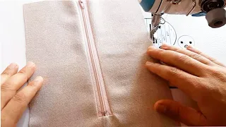 How  to Sew Zipper, Sewing Techniques For Beginners, Sewing tips DIY