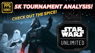 5K TOURNAMENT BREAKDOWN! - Star Wars Unlimited Deck Analysis