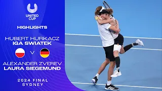 Hurkacz/Swiatek v Zverev/Siegemund Highlights | United Cup 2024 Final