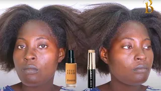 THE HAIR 😱 👏 ⬆️ MUST WATCH  👆 VIRAL  😱 ⬆️ BLACK  BARBIE MAKEUP  and HAIR TRANSFORMATION 😱