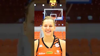 Marine Johanńes 😍 Most beautiful female basketball? 🔥 #shorts