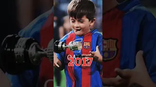 Thiago Messi Evolution (2013-2023) #messi #trending #tiktok #capcut #viral #shorts #video #2023