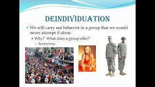 Psy 110 Social Psychology Part 1