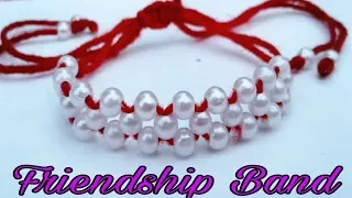 Pearl Bracelet/ Friendship Band/How to make Bracelet/Friendship Bracelet Making/Bracelets