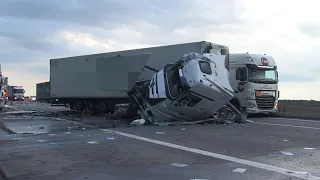 Vollsperrung nach Lkw-Crash auf A6 bei Bad Rappenau