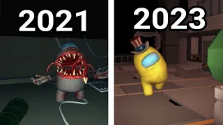 evolución de imposter 3D Online Horror 2021 - 2023