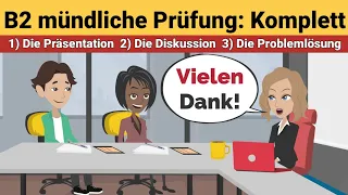 Oral exam German B2 | The presentation, the discussion and the problem solving