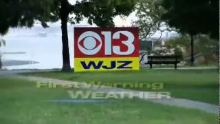WJZ in Up Up Away Hot Air Balloon Company's Balloon