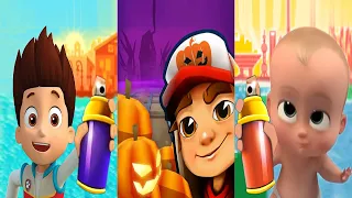 Paw Patrol Runner vs Subway Surfers vs Run Baby Run Android Gameplay