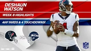 Deshaun Watson Shines w/ 469 Total Yards & 4 TDs | Texans vs. Seahawks | Wk 8 Player Highlights