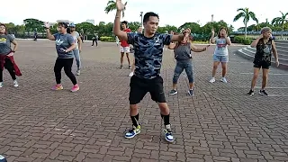 Tue AM zumba at E4 video 3 by Zin Arvin Val #tatakizasfamily 042622