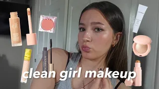 CLEAN GIRL MAKEUP *tutorial + GRWM*