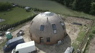 Kopuła Śląsk hempcrete, beton konopny