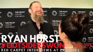 Ryan Hurst "Lil Foster" interviewed at WGN's Outsiders S2 Premiere at PaleyLive LA #OutsidersWGN