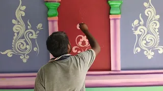 Temple painting art work Hyderabad