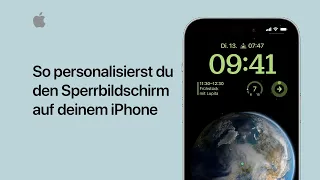 So personalisierst du den Sperrbildschirm auf deinem iPhone | Apple Support