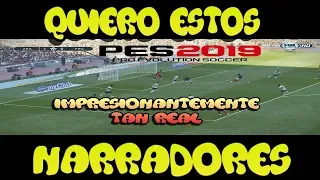 ⚽ PES 2019 GAMEPLAY ESPAÑOL 😱 NARRADORES EN ESPAÑOL, COMO QUEDARIA CON COMENTARISTAS EN ESPAÑOL ??