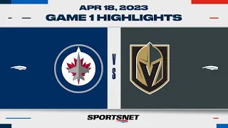 NHL Game 1 Highlights | Jets vs. Golden Knights - April 18, 2023