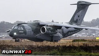 FISRT VISIT BRAZILIAN EMRAER KC-390 - replacement of the C-130 HERSULES at Eindhoven