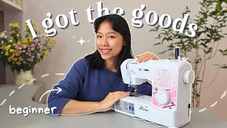 I’m starting sewing from scratch✨🧵| equipment cost, fabric grain, first project