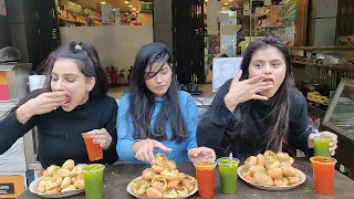 100+ Unlimited Golgappa Challenge | Unlimited Golgappa Eating Competition | Golgappa Challenge