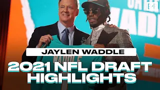 Dolphins Lock In On Bama Star WR Jaylen Waddle | NFL Draft Highlights