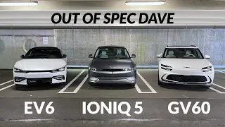 E-GMP Efficiency Shootout! IONIQ 5 vs GV60 vs EV6 - Electric Consumption & Charging Compared