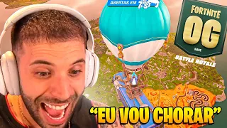 REAÇÃO DO TASPIO AO VER O CAPÍTULO 1 DE VOLTA AO FORTNITE!!