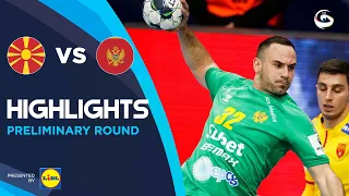 North Macedonia vs Montenegro | Highlights | Preliminary Round | Men's EHF EURO 2022