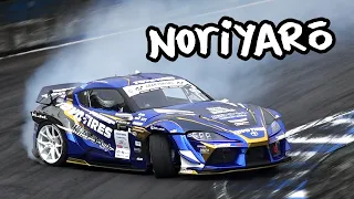 V8 turbo Supra drift at D1GP Ebisu Circuit