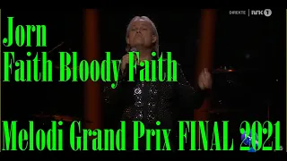 Jorn - Faith Bloody Faith (LIVE, Melodi Grand Prix FINAL 2021 - Norway - #eurovision​​​) Reaction