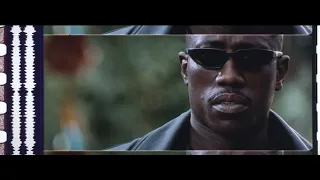 Blade (1998), 35mm film trailer, scope 3840x1624, 2.36:1 ratio, 4K trichromy scan