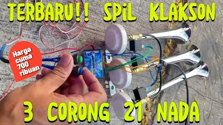 TERBARU!! KLAKSON 3CORONG 21NADA HARGA CUMA 700RIBUAN