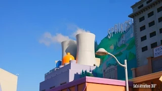 [HD] Springfield Nuclear Power Plants Meltdown Effect - The Simpsons Land - Hollywood