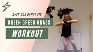 GREEN GREEN GRASS | easy aerobic routine | fun dance workout