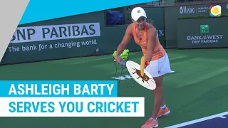 Ashleigh Barty serves you cricket | Stachi meets