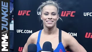 Paige VanZant full UFC Fight Night 124 open workout media scrum