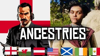 RED DEAD REDEMPTION 2 ☆ CHARACTERS ANCESTRIES ☆ VAN DER LINDE GANG EVERY Ancestry ( DUTCH ...)