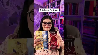 BATALHA DE LIVROS DE FANTASIA! #booktube #leituras #romance #fantasia #tropes #livros